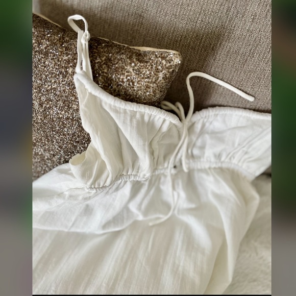 Princess Polly White Summer Sleeveless Mini Dress US 6 - Picture 6 of 8